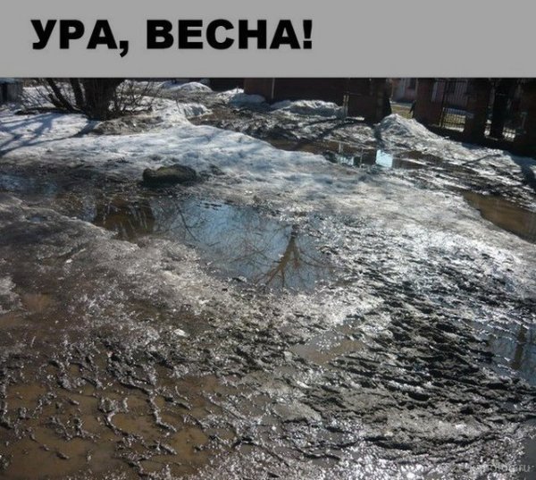 Весна грязь прикол