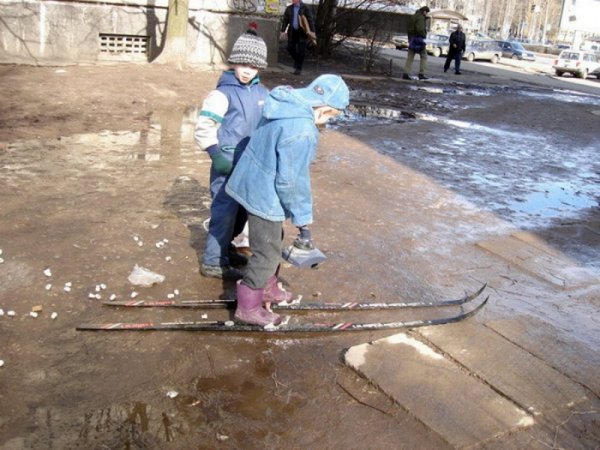 Апрель в городе