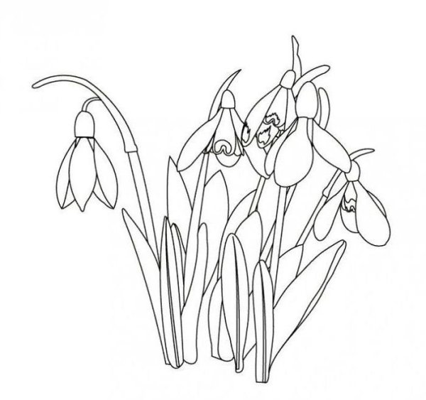 Раскраска Весна для детей