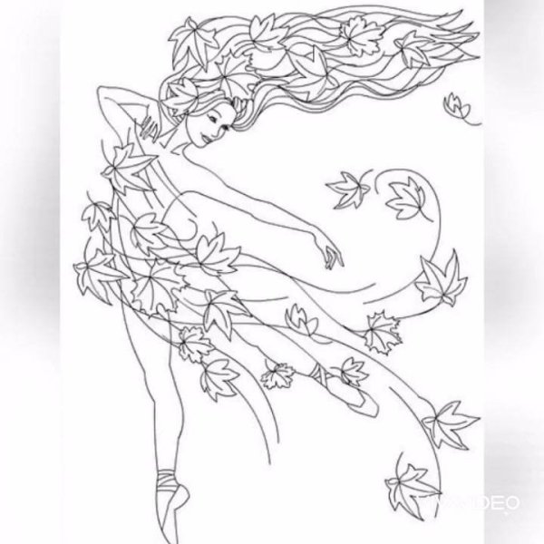 Раскраска. Весна