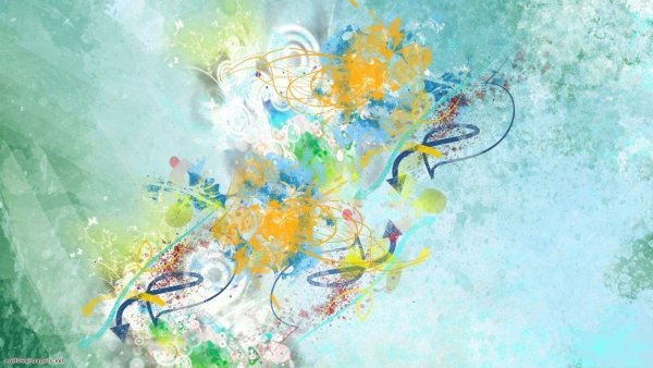 Весна абстракция