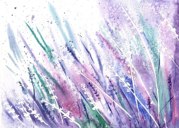 Абстракция в пастельных тонах