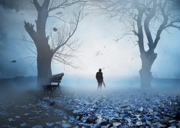 Осень одиночество девушка