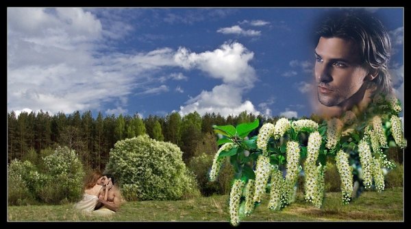 Мужчина весной