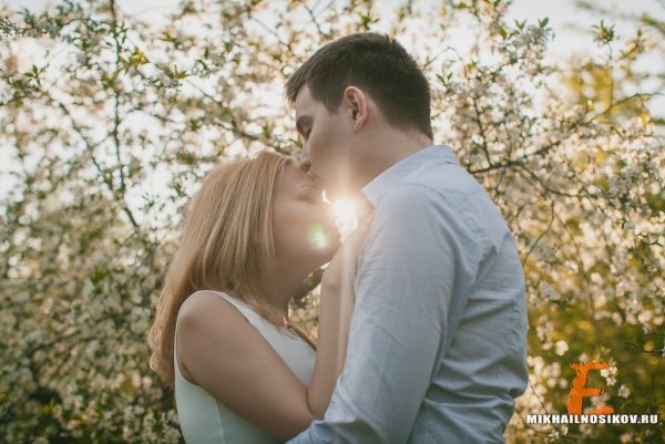 Лавстори в цветущем саду