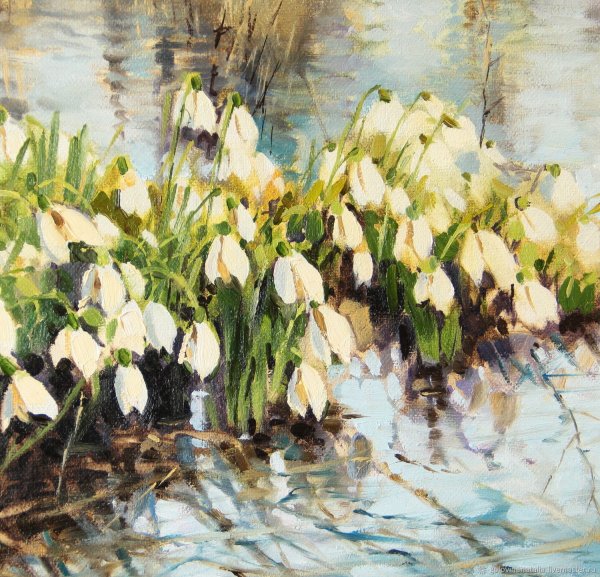 Девушка Весна арт