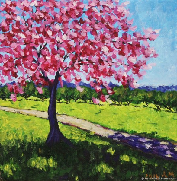 Рисование весенних цветов