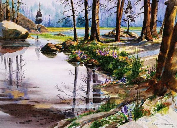 Дерево Сакуры Импасто