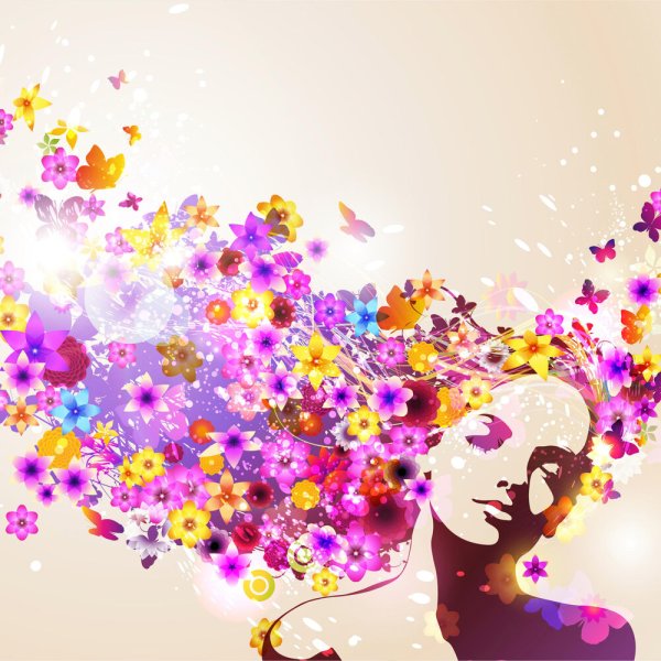 Алмазная мозаика Фрея Весна