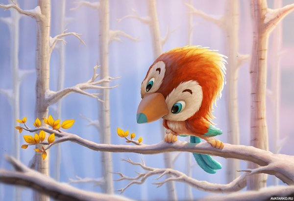 Весна мультяшные