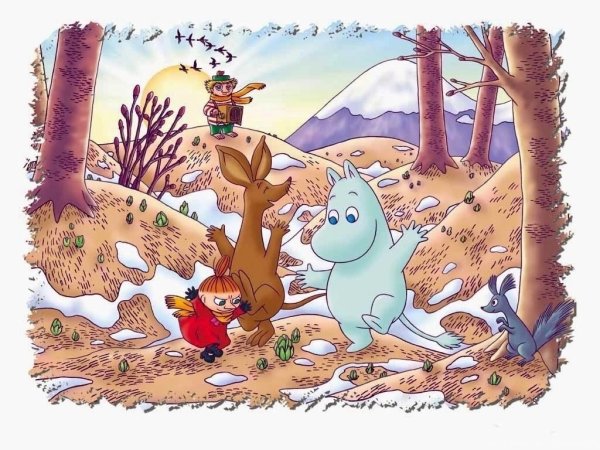 Весна из мультфильма