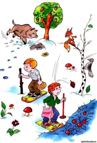 Нелепицы зима для дошкольников