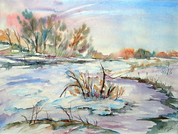 Весна рисунок