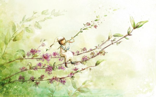 Красивые абстрактные цветы