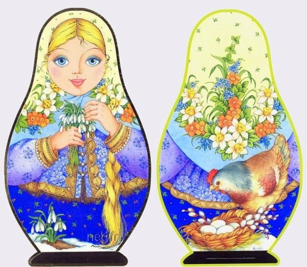 Матрешки по временам года