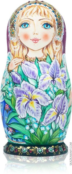 Матрешка роспись по дереву