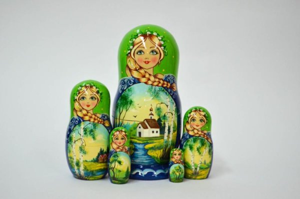 Алиса матрешки вышивка