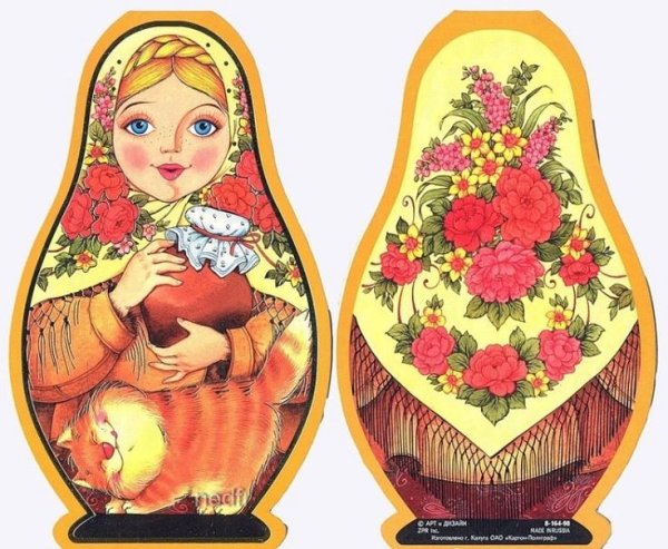 Матрешки времена года