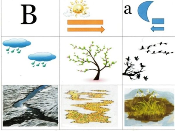 Мнемотаблица Весна