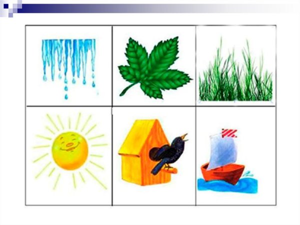 Мнемотаблица Весна 2 младшая группа