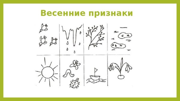 Апрель раскрашивание