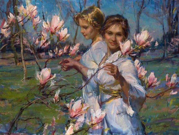Современный американский художник Даниэль ф. Герхартц