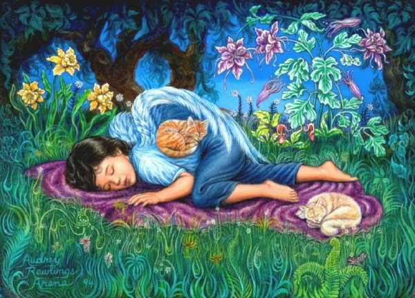 Рисунок цветные сны