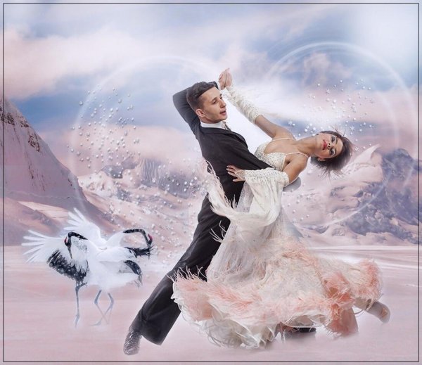 Балерина в цветущих садах