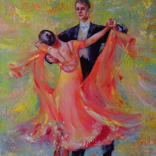 Танцы иллюстрация