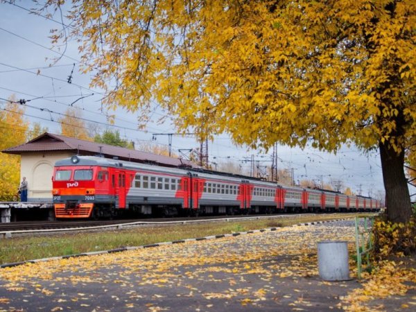 ЖД пути весной