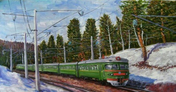 Поезд Эстетика снаружи