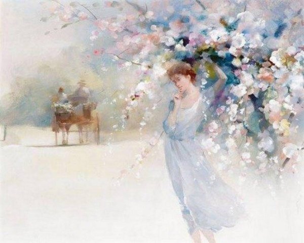 Художник Willem Haenraets акварель