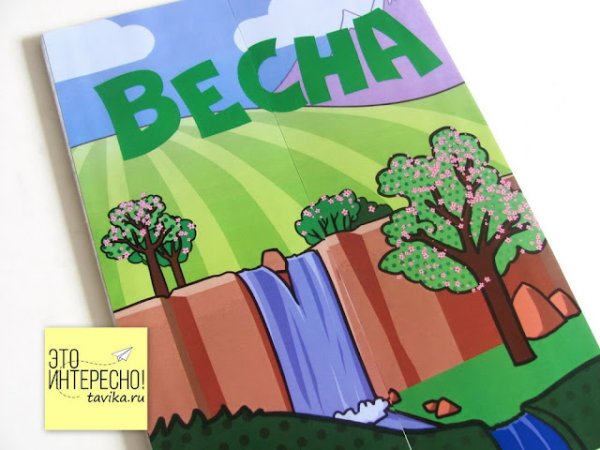 Весенние цветы для лэпбука