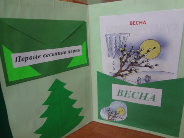 Лэпбук Весна вторая младшая группа