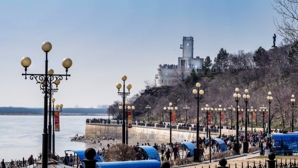 Достопримечательности города Хабаровск в одной картинке