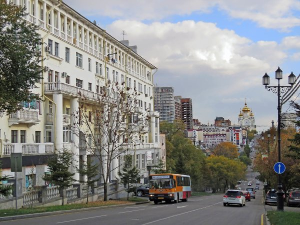 Набережная Хабаровск Весна
