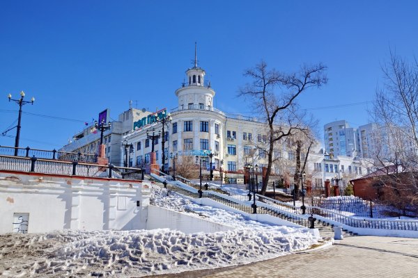 Парк на набережной Хабаровска