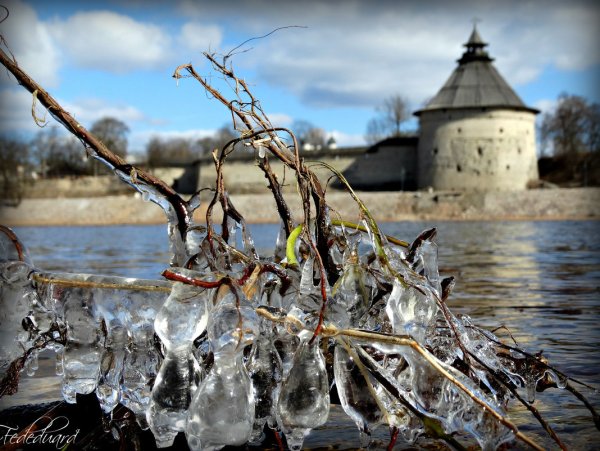 Псков в марте