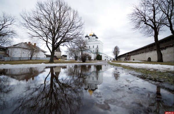Псков в марте