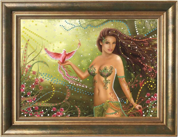 Девушка компьютерная Графика