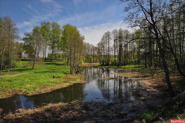 Весна в деревне