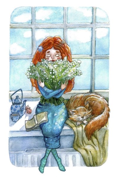 Рыжая Весна рисунок