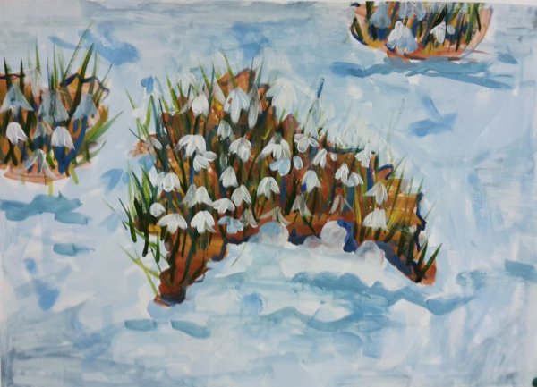 Весенние рисунки