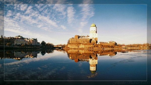 Выборгский замок панорама