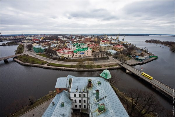 Выборг с высоты птичьего