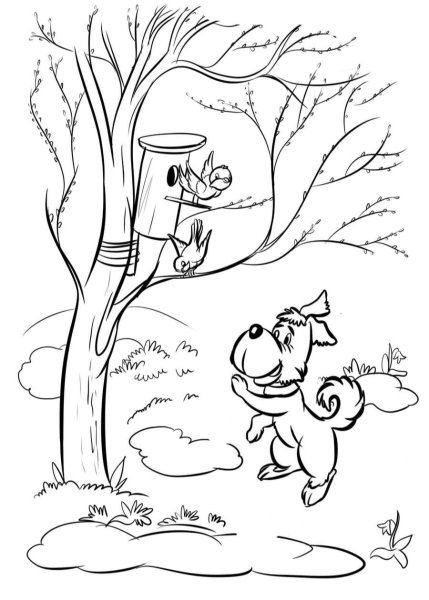 Раскраски на тему Весна