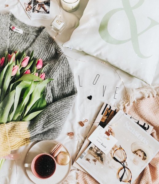 Весенние раскладки для инстаграмма