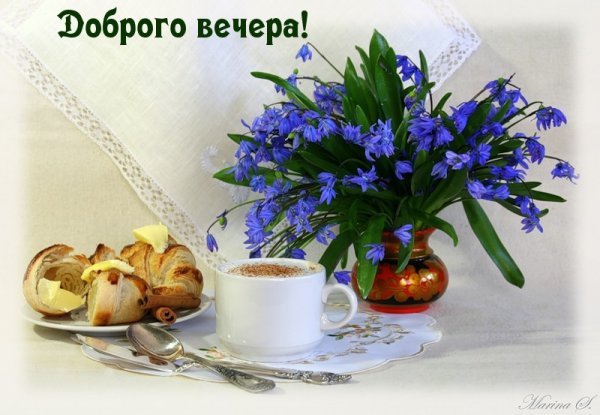 Красивые пожелания доброго вечера