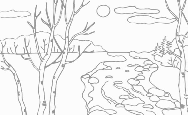 Раскраски на весеннюю тему