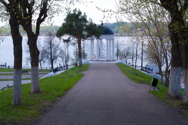 Беседка весной